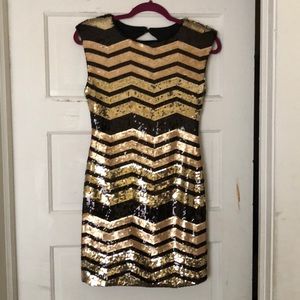 Sequin Metallic Party Dress